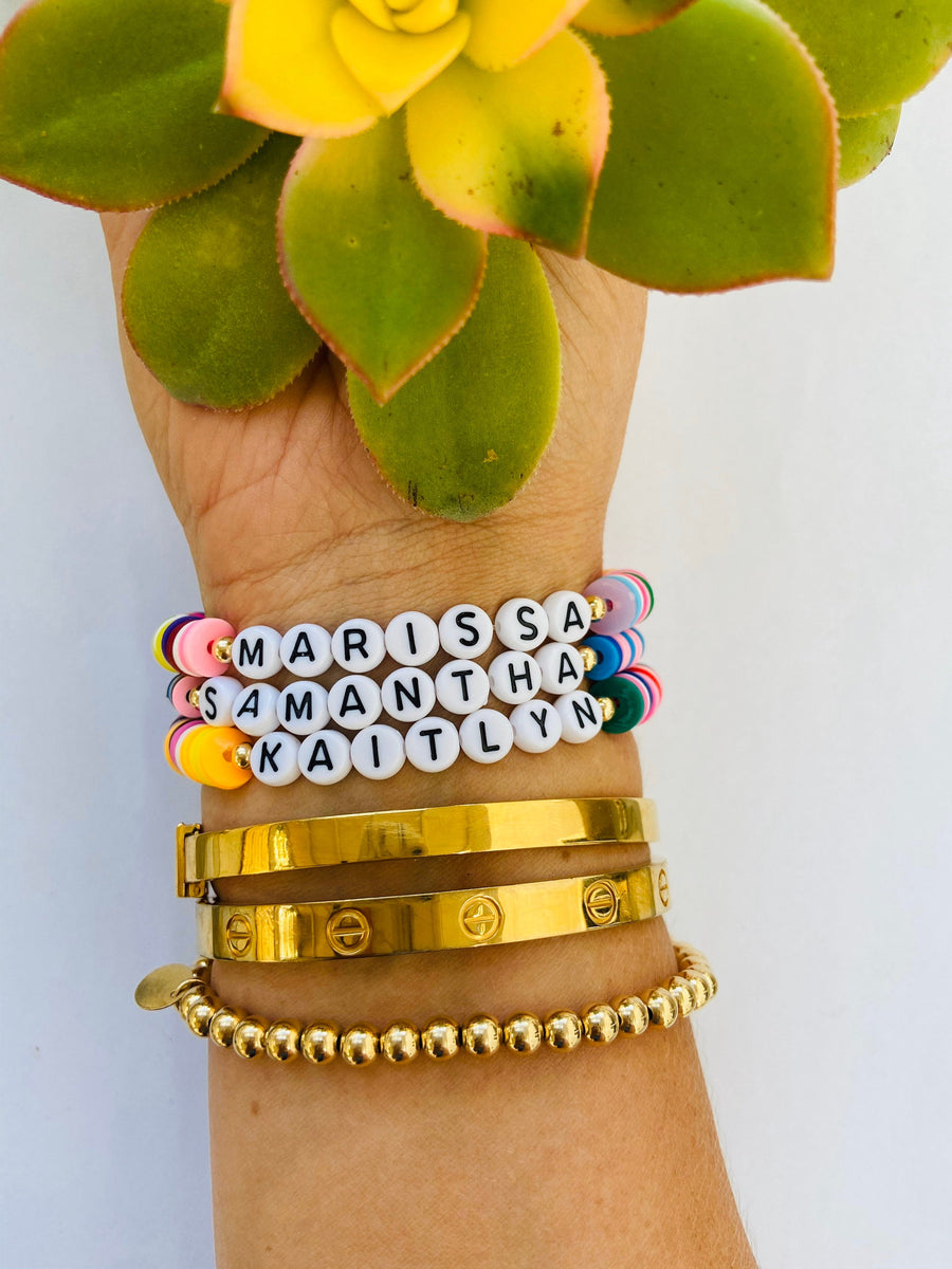 Personalized African Beaded Bracelets